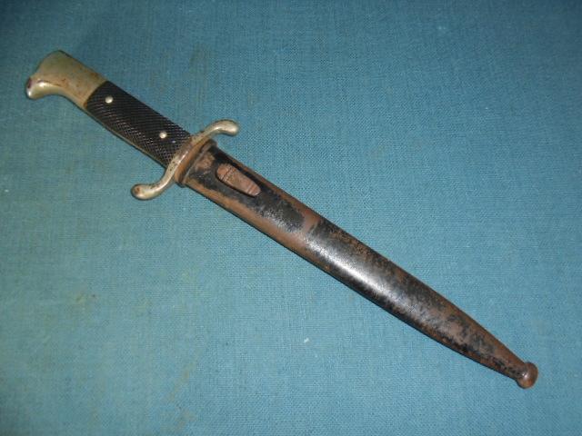 Very Rare German Etched Fire Brigade Sidearm S/n 03286