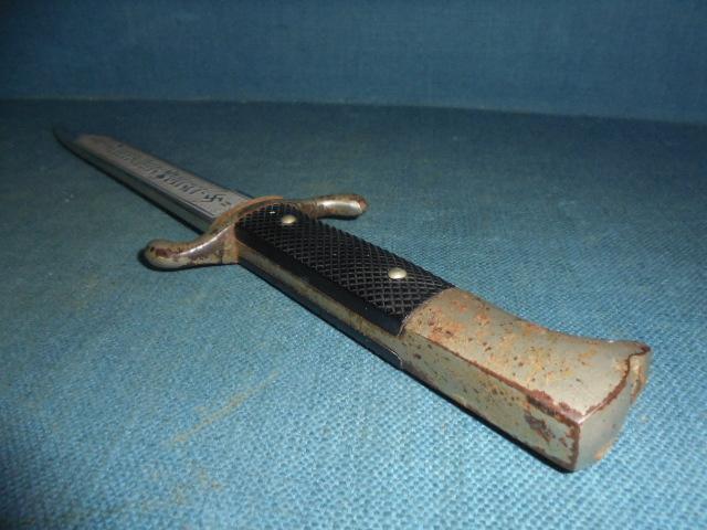 Very Rare German Etched Fire Brigade Sidearm S/n 03286