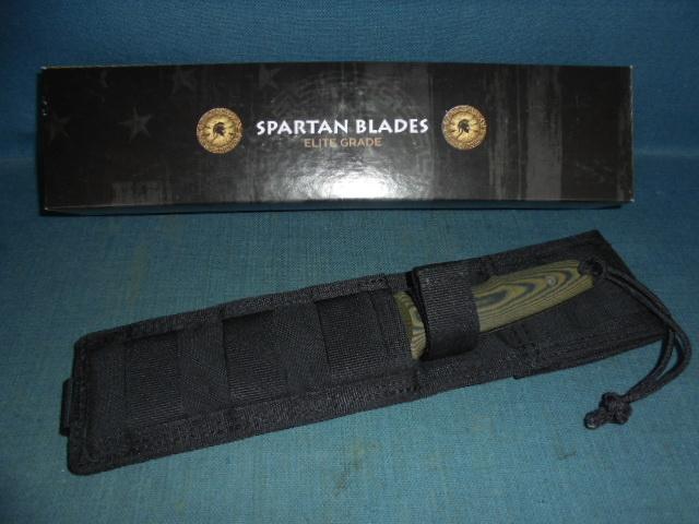 Spartan Harsey Clandestina Black Camo Knife S/n 03304