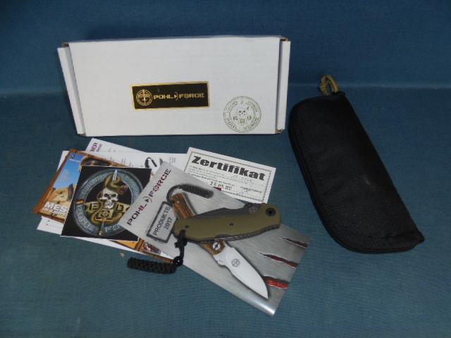 Pohl Force Mike Six Tactical Folding Knife S/n 03312