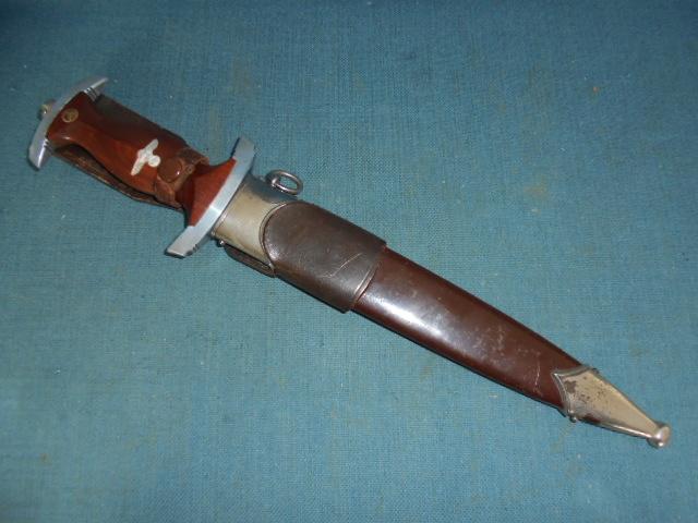 Very Rare German SA Dagger with Feldhernhalle Frog S/n 03337