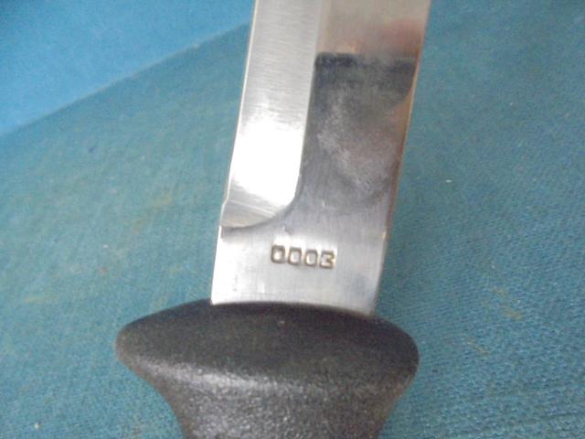 Scarce 1977 Dated Czech Paratroopers Knife S/n 03355