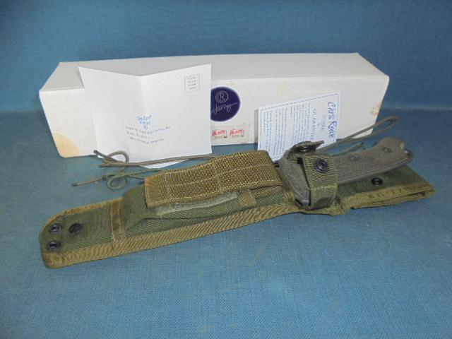 Rare 2003 Made Chris Reeve Green Beret Knife S/n 03375