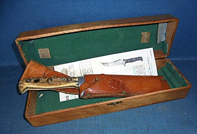 Rare Pre 1964 Puma White Hunter Knife S/n 03383