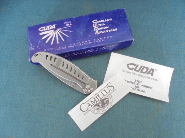 Scarce Camillus Cuda EDC Folding Knife S/n03418