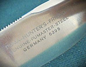 1970 Dated Puma Hunter's Friend Knife S/n 03440