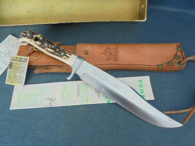 1971 Dated Puma Bowie Knife S/n 03443