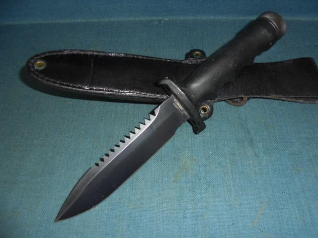 Vintage 1980s Explorer Wilderness Survival Knife S/n 03461