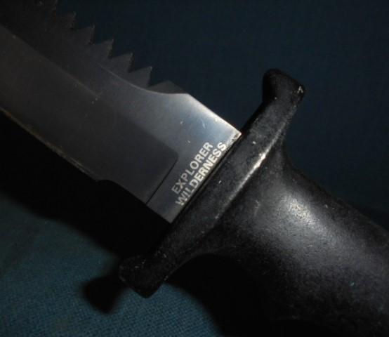 Vintage 1980s Explorer Wilderness Survival Knife S/n 03461