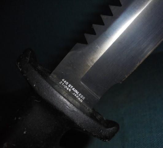 Vintage 1980s Explorer Wilderness Survival Knife S/n 03461