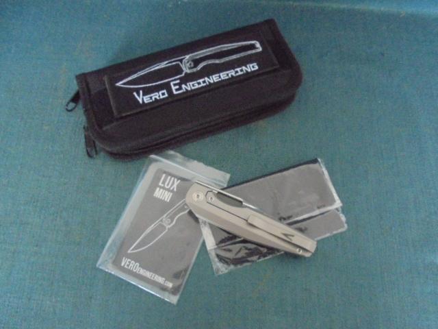 Vero Lux Mini Bacon Damascus Limited Edition Folder S/n 03463