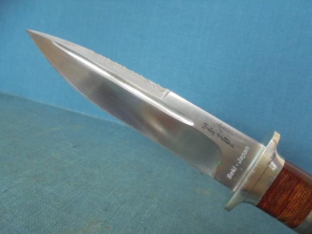 Scarce Junglee Baby Hattori Knife S/n 03471