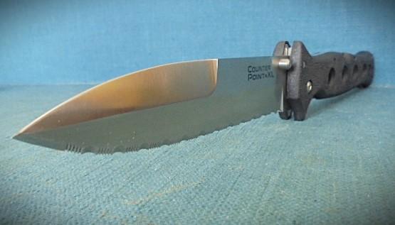 Large Cold Steel Counter Point XL Folding Knife S/n 03498