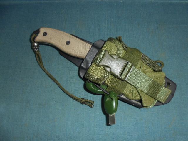 Esee-5 Survival Knife with Survival Kit S/n 03456