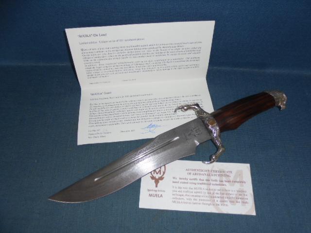 Scarce Muela Aguila (Eagle) Limited Edition Knife S/n 03467