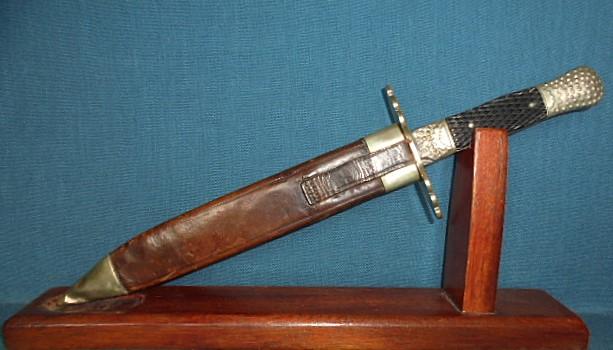 Rare Victorian Spear-Point Bowie Knife by Joseph Rodgers S/n 03468