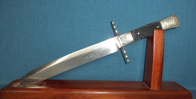 Rare Victorian Spear-Point Bowie Knife by Joseph Rodgers S/n 03468