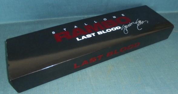 Sylvester Stallone Last Blood Knife S/n 03515