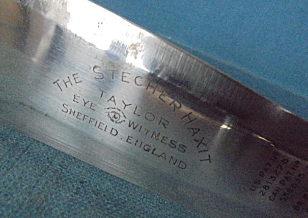 Very Rare Stecher Haxit Knife S/n 03536