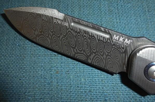 Rare MKM Terzuola Limited Edition Clap Damascus Folder S/n 03543