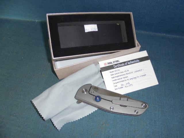 Scarce Real Steel S571 Limited Edition Folding Knife S/n 03548