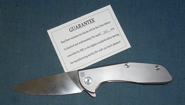 Scarce Real Steel S571 Limited Edition Folding Knife S/n 03548