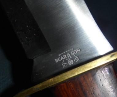 Bear & Son Gold Rush Bowie Knife S/n 03566